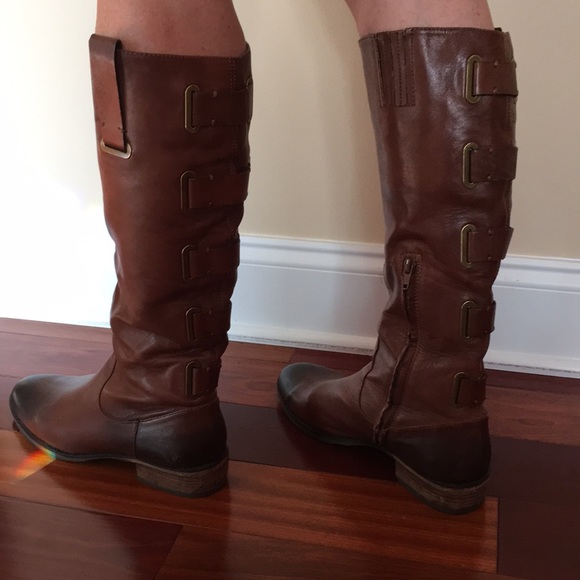 Arturo Chiang leather riding boots - Picture 2 of 6